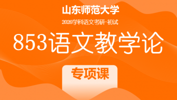 【个人】2026届山东师范大学853语文教学论考研辅导课程|难点专项